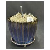 NWT Lady Jane Cup Pot Stormy Ceramic 5.75"