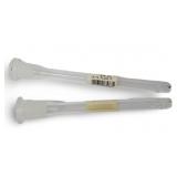 (2) 19/14 Glass Stems