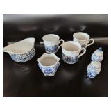 Blue Ceramic Mugs, Dishes