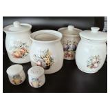 Ceramic Fruit Cannisters
