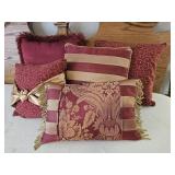 (5) Decorative Throw Pillows