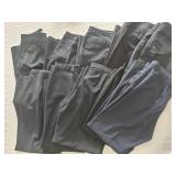 (10pr) Womens Black Pants Sz 10/12