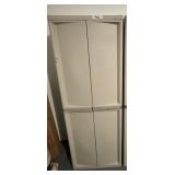 Sterilite 4-Shelf Utility Storage Cabinet, Putty