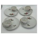 4 China Sets Pink Rose