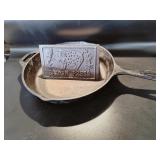 Lodge Cast Iron Skillet & Bacon Press