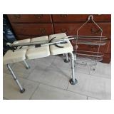 Shower Bench, Grabbers, Bath Shelf