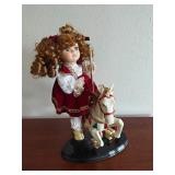 Doll on Carousel Horse