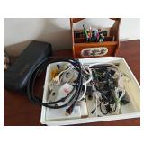 Office Drawer Contents, Stamps, Cassettes