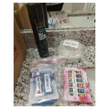 Double Sided Tape, Hairspray, Essential Oils