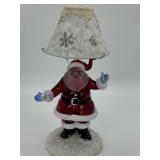 Christmas Lamp Tea Light Candle Metal Snow Shade