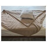 Throw Blanket & Pillow
