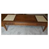 Mid Century Style Stone Inlay Coffee Table