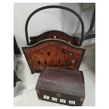 Magazine Rack with toys