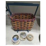 Magazine Holder with Coasters