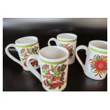(4) Gibson Christmas Mugs