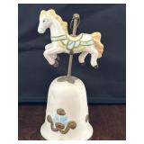 Hermitage Pottery Handcrafted Carousel Horse Bell
