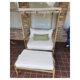 Boho Outdoor Chair & Ottoman
