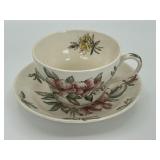 VGT Azalea Floral Cup & Saucer Made in England