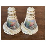 2002 Lenox Thomas Kinkade Lighthouse Salt & Pepper