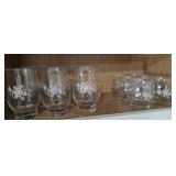 (11) Libby Floral Glasses