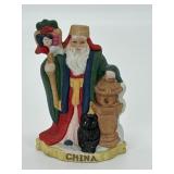 VGT 1991 Santa Around the Porcelain Figurine China