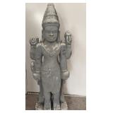 Asian Plaster Diety Outdoor Statue