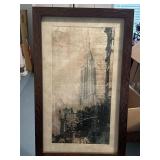 Ken Roko Chrysler Building Framed Art Wall