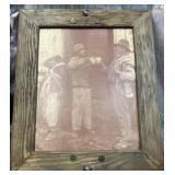 Rustic Wooden Pulque Cheers Print