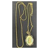 2 Chains & Pendant 925 Marking