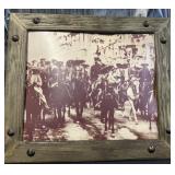 Rustic Wooden Pancho Villa Print