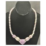 Jay King Mine Finds  Lavender Kunzite Necklace 925