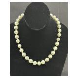 White House Black Market Silver Tone Faux Pearl