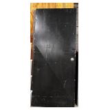 Black Wood Door