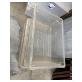 (4) Pcs, Plastic Storage Box