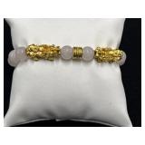 Pink  Pixiu Feng Shui Bracelet