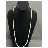 Ivory & Olive Beaded Necklace