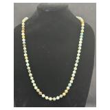 Natural Matte Amazonite Beads Necklace