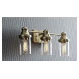 allen + roth Champagne Transitional Vanity Light