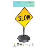 (2) Tip N Roll Sign Holder Bases