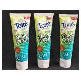 (3) Toms of Maine Wicked Cool Kids Toothpaste