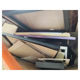 Large Box of Photo Frames, Mattes, Glass