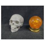 Skull Decor & Snow Globe