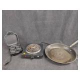 Dash Egg Bite Maker, All Clad Pan, Hot Plate