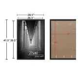 DOAI ART 27x40 Poster Frame Black Poster Frame
