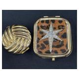 Avon Compact Mirror & Estee Lauder Powder Compact