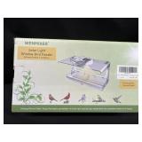 Wenmixer Solar Light Window Bird Feeder