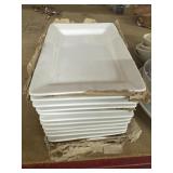 (16) Piece World China Square Serving Trays