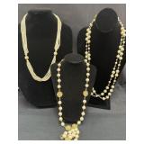 3 Beaded Necklaces