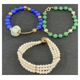 3 Beaded Bracelets
