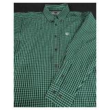 Ariat Pro Mens Green Shirt Sz Med